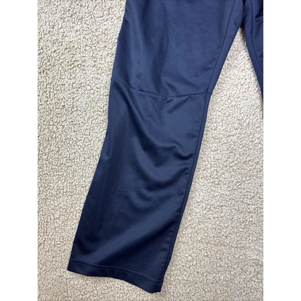 Nike Track Pants Mens Large Navy Blue with Blue Vented Mesh Stripe 940241-471